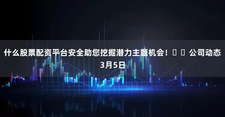 什么股票配资平台安全助您挖掘潜力主题机会！		　　公司动态　　3月5日