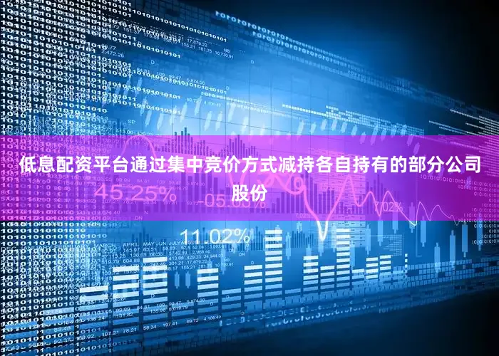 低息配资平台通过集中竞价方式减持各自持有的部分公司股份