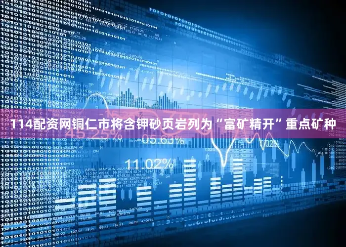 114配资网铜仁市将含钾砂页岩列为“富矿精开”重点矿种