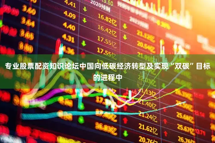 专业股票配资知识论坛中国向低碳经济转型及实现“双碳”目标的进程中